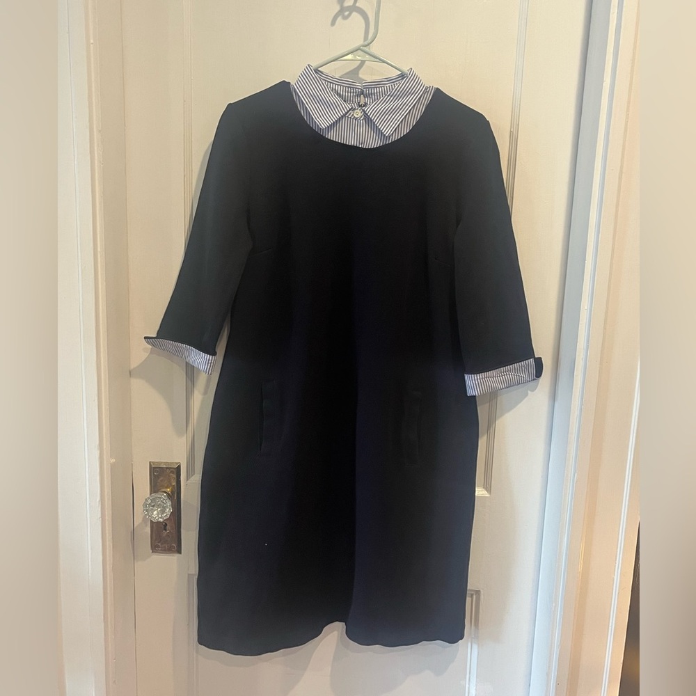 Talbots Navy Blue “Shirt” Dress